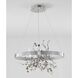 Canada LED 24 inch Chrome Chandelier Ceiling Light